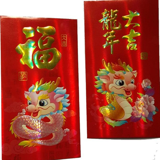

Exclusive Angpao Imlek Mall Premium Halogram Naga Dragon 2024 Pengiriman Cepat
