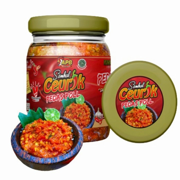 

Sambal Ceurik Premium Apb 250G Pedas Nampol