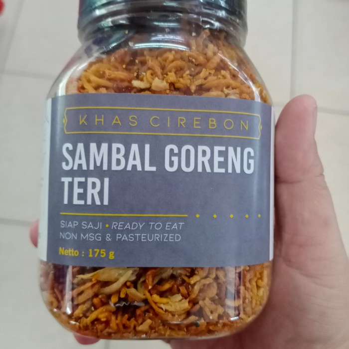 

Sambal Goreng Teri Asli "Pangestu" Berat - 150 Gram Khas Cirebon