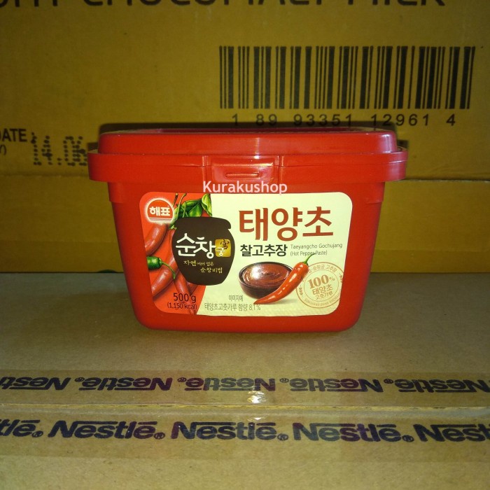 

Sajo Sambal Korea Gochujang 500 Gram
