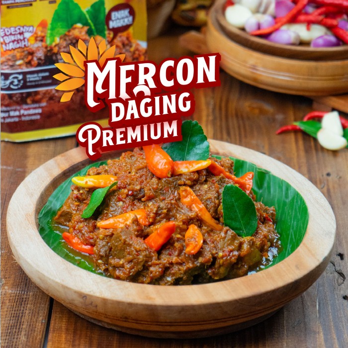 

Sambal Mak Pandawa - Daging Premium Berkualitas Nagih Poll (200 Gram )