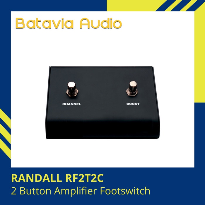 ✅Ori Randall Rf2T2C 2 Button Amplifier Footswitch Berkualitas