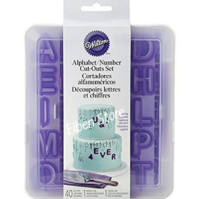 

✅Original Wilton Fondant Letter Number Cutters Set Berkualitas