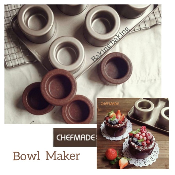 

✅Original Chefmade 6Cup Bowl Maker / Loyang Muffin Cupcakes - Wk9051 Terbatas