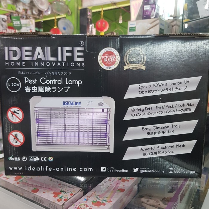 ✅Original Lampu Pengusir Nyamuk Idealife Berkualitas