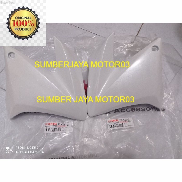 ✅Termurah Shroud Sayap Tangki Kanan Kiri Yamaha Vixion Old Original Putih Diskon