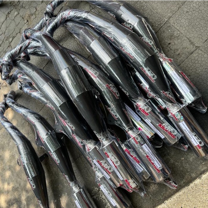 ✨Baru Knalpot Satria Hiu Lumba Knalpot Ahau Satria 2T 2 Tak Satria Lumba Berkualitas