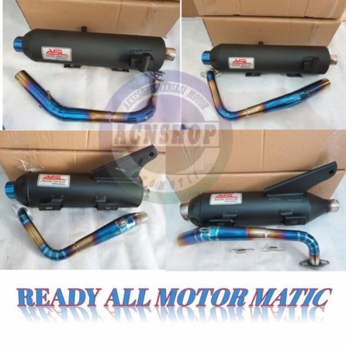 ✨Baru Knalpot Asl Beat Fi Beat Karbu Mio Sporty Vario 125 Vario 150 Keyless Diskon