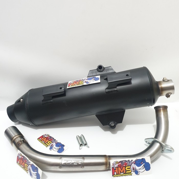 ✨Baru Knalpot Tsukigi Vario 150 New 2018-Vario125 New 2018 Rc3 Leher Stenlis Diskon