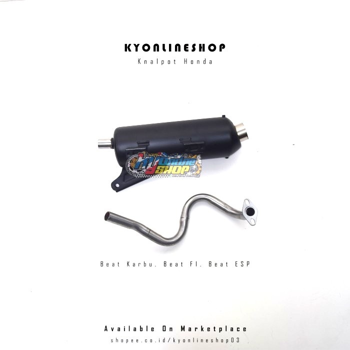 ✨Baru Knalpot Beat Fi 2014 Copy Cms -Leheran Kadut Stenlis Ukuran 28 Ori Zrc Terbaru