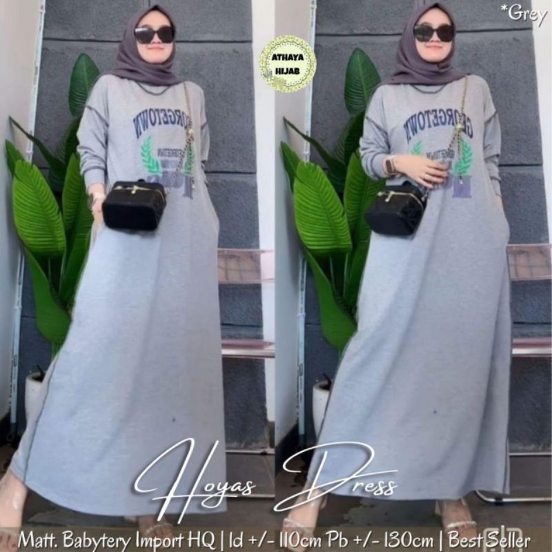 HOYAS DRESS BABY TERRY PREMIUM by ATHAYA HIJAB