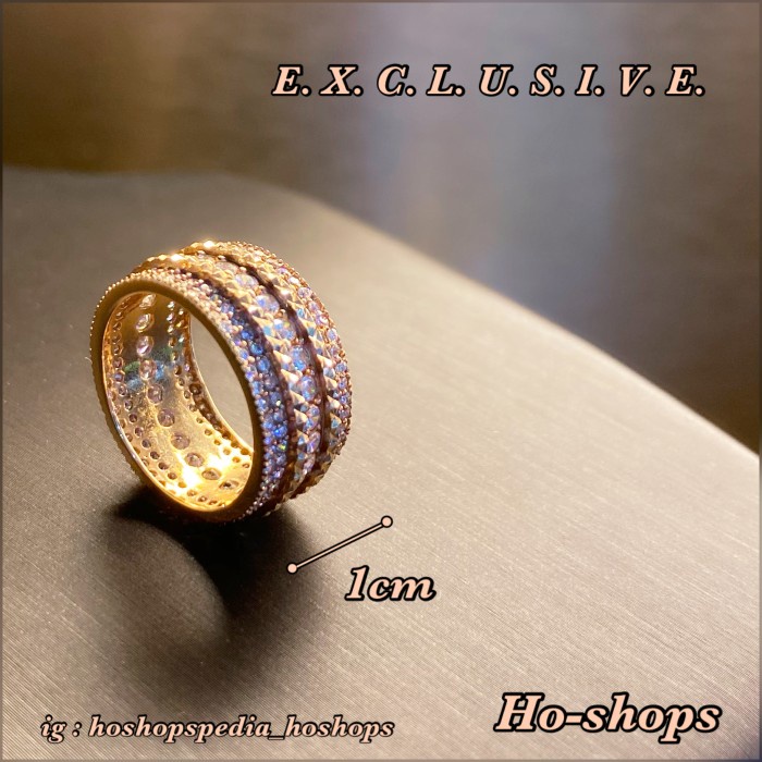 ✨Termurah Cincin Fashion Exclusive Rosegold Kadar 750 Asli Emas Limited
