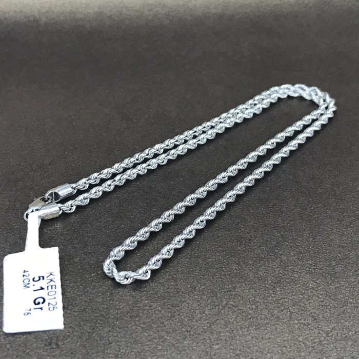 ✨Sale Kalung Emas Model Tambang 750 Kke0125 Terbatas