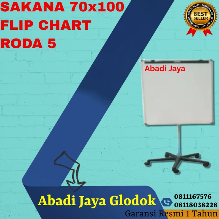 

✨Sale Sakana 70X100 Flip Chart Roda 5 Berkualitas