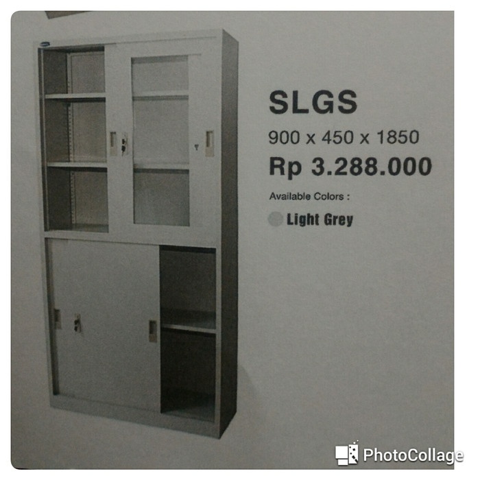 

✨Ready Lemari Arsip.Sliding Bawqh Atas Sliding Kaca Terbaru