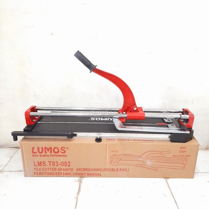 

✨Sale Terjangkau!!! Tile Cutter 60Cm Lumos With Laser Double Rail Alat Terbaru