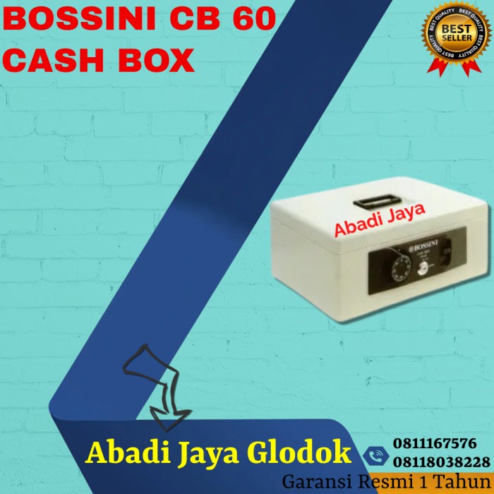 

✨Ready Bossini Cb 60 Cash Box Berkualitas