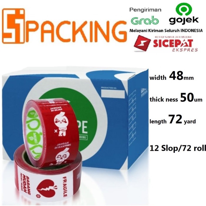 

✨Sale Lakban Cortape Fragile Kartun Imut Lucu Mascot Limited
