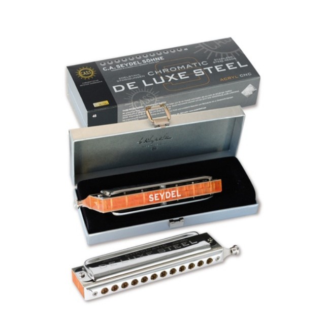 

✨Ready Harmonika Chromatic Seydel De Luxe Steel C 54480C Limited