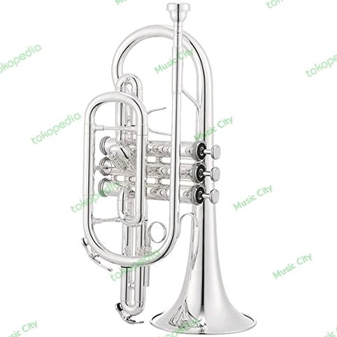 

✨Ready Cornet Jupiter Jcr-520S Silver Plate Brass Wind Limited