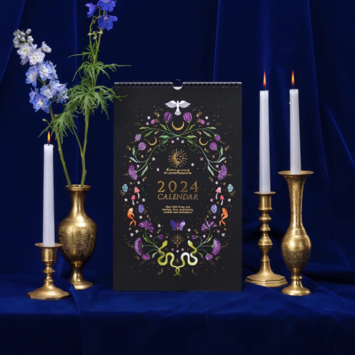 

✨Ready 2024 Wall Calendar Dreamy Moons Kalender Dinding Limited Edition Berkualitas