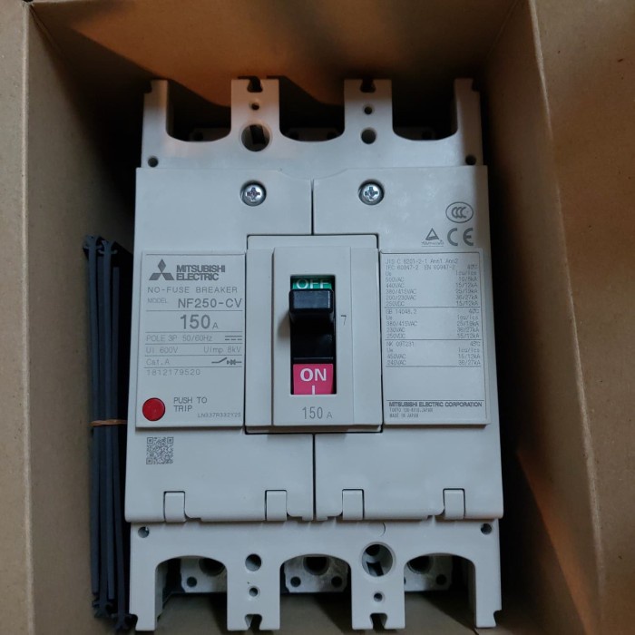 ✨Original Nfb Mitsubishi 3P 150A Nf250-Cv Terbaru