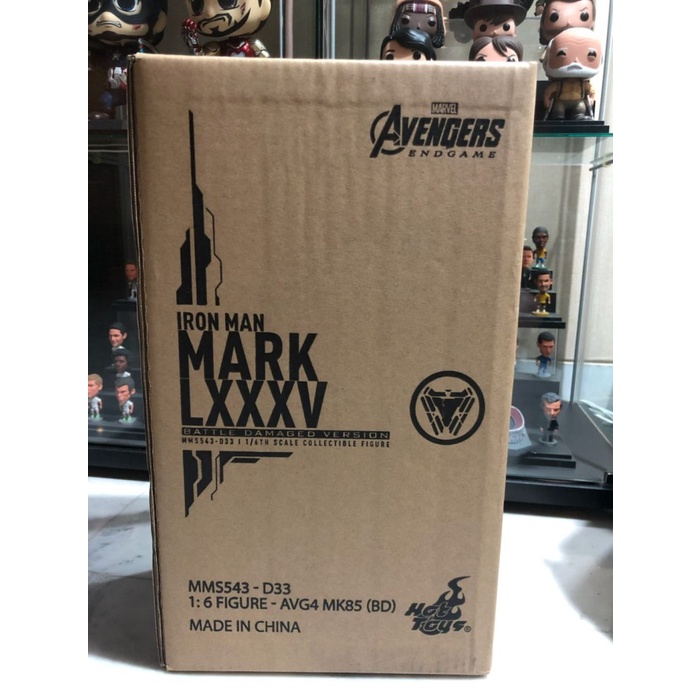 ✨Baru Hot Toys Iron Man Mark 85 Bd  Battle Damaged Version  Misb New Limited