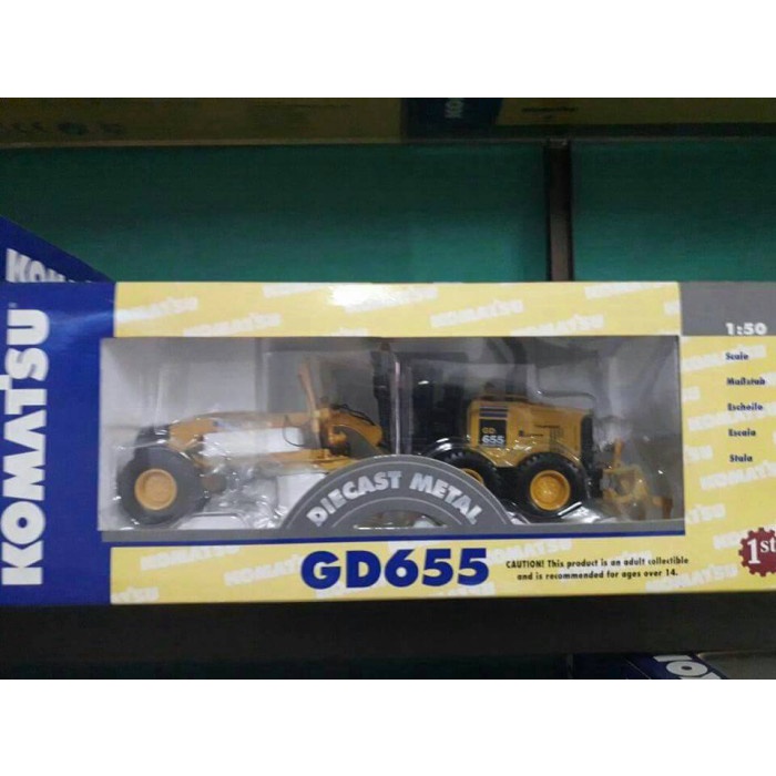 ✅Termurah Diecast Miniatur Komatsu Gd655 Limited