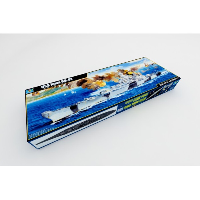 ✅Termurah Battleship Uss Iowa Bb-61 1/200 Model Kit Trumpeter World Of Warship Terbaru