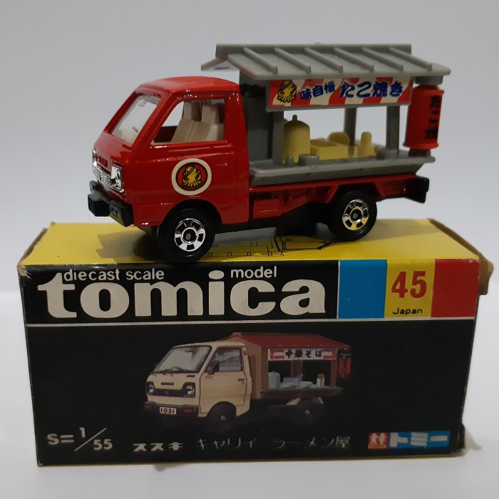 ✅Termurah Tomica Black Box No.45Suzuki Carry Chinese Noodle VendorMerah Japan Terbaru
