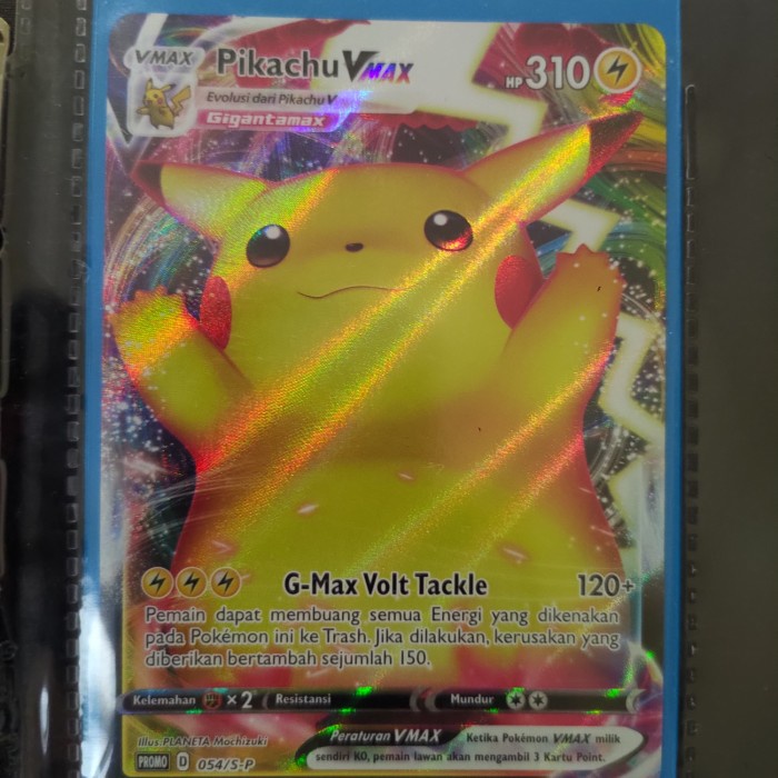 ✅Termurah Pikachu V-Max Promo 054/S-P Pokémon Tcg Indonesia Terbaru