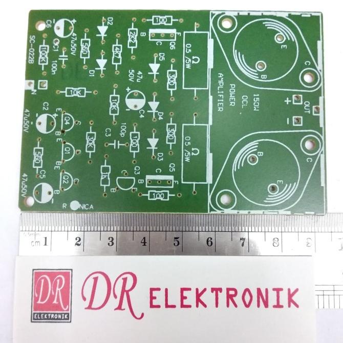 Diskon PCB Power ampli amplifier OCL 150w 150 watt wat mono Ronica SC-022B dre3 Juara