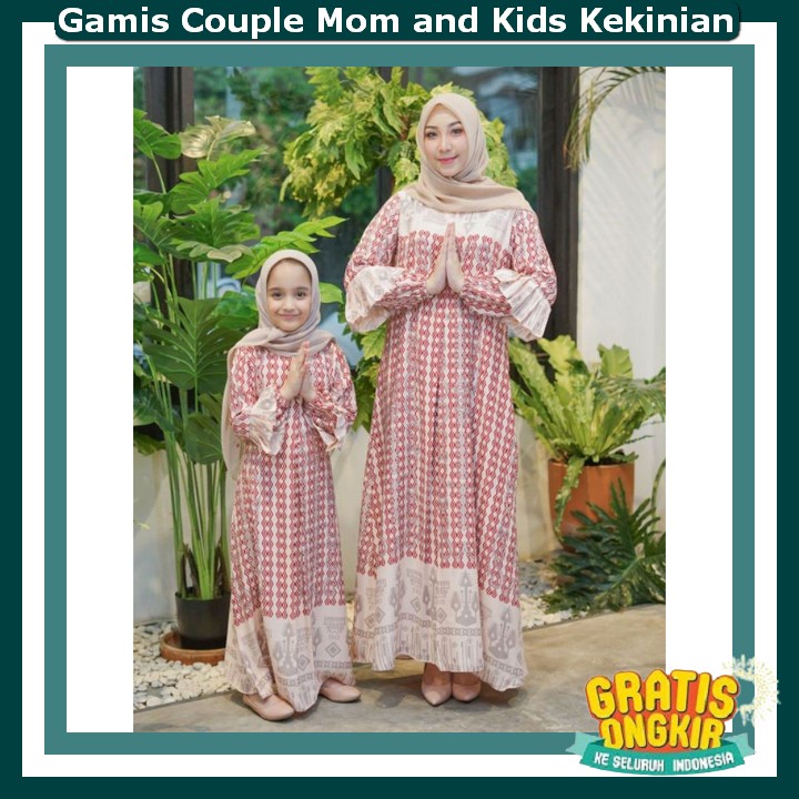 Gamis Kopel Anak Dan Ibu Terbaru Gmis Sarimbit Mewah Elegant Baju Lebaran Couple Keluarga 2024 Gsmis