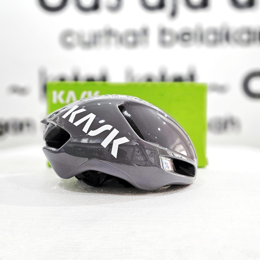 KASK UTOPIA Y WG11 Aero Road Cycling Helmet / Helm Sepeda - Grey - M