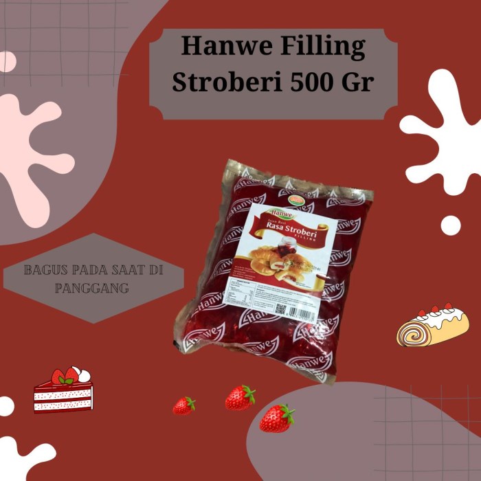 

'+'+'+'+] HANWE SELAI RASA STRAWBERRY 500 GR