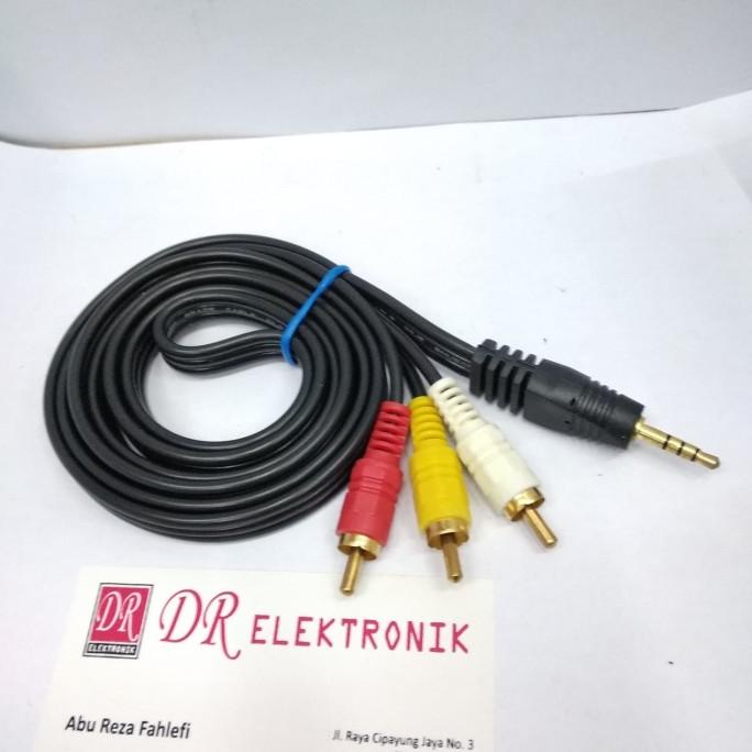 Diskon Jak Jack Kabel Audio Speaker Sound system Salon Salone RCA 3 ke 1 dre3 Murah