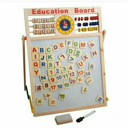 

Education Board 2In1 Papan Tulis Kayu Anak