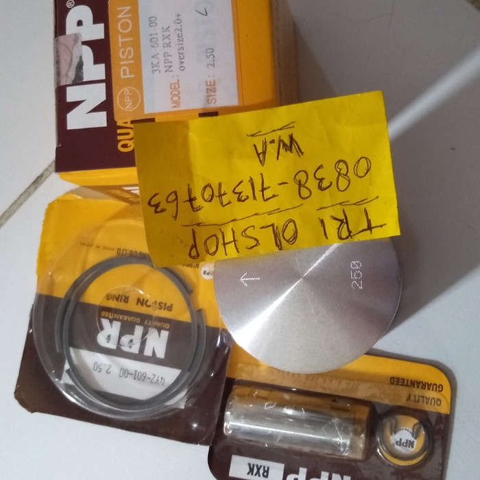 ✨Baru Pistonkit Yamaha Rx King Os 225 250 275 300 Piston Kit Seher Ring Pen Berkualitas