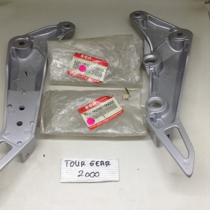 ✨New Dudukan Footstep Belakang Suzuki Smash 110 Lama Ori 43820B09G10N000 Terbaru