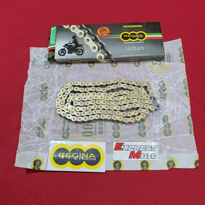 ✨COD Rantai Motor Regina Urban 428-124 O Ring - R15 Cbr 150 R Gsx150 Diskon