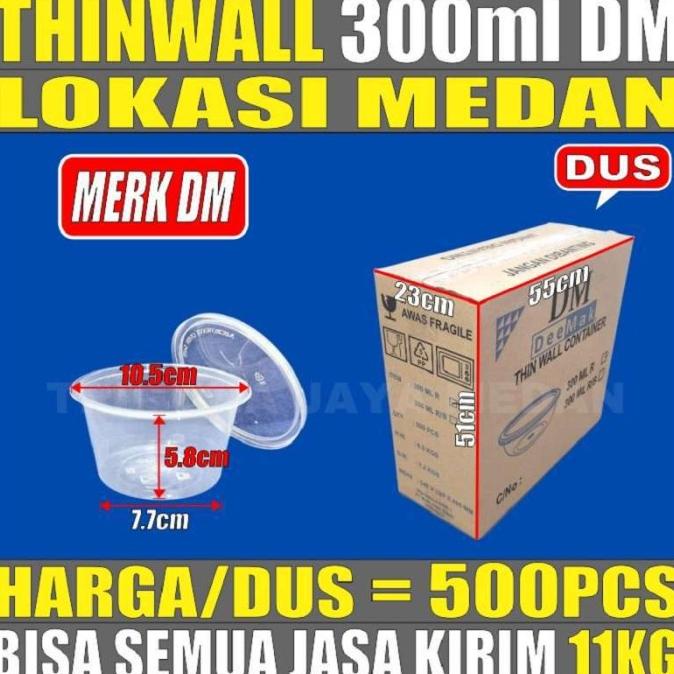 

.........] Thinwall DM 300ml Per Dus Rata Mangkok Sld Buah Semua Jasa Kirim Medan