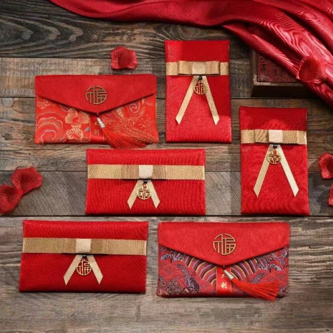 

Dompet Angpao Kain Chinese Knot Kado Sangjit Imlek Premium Uk Besar Original