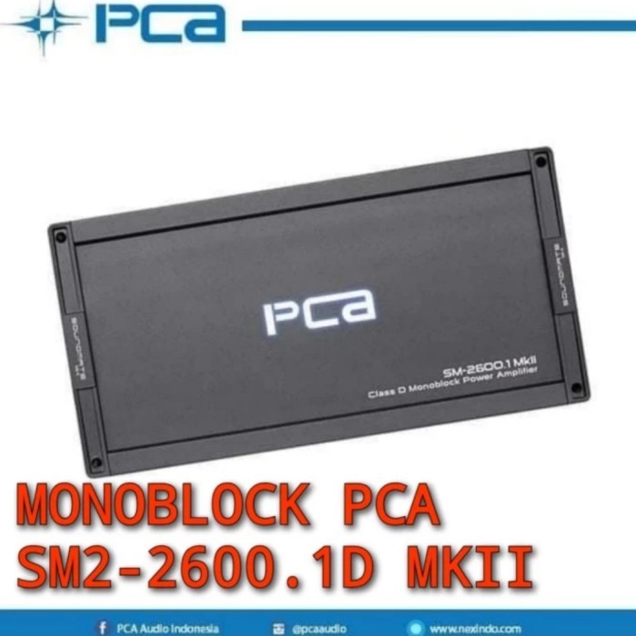 ✅New Ori Power Monoblock Class D Pca Sm2-2600.1D Mkii Monoblock Audio Class D Diskon
