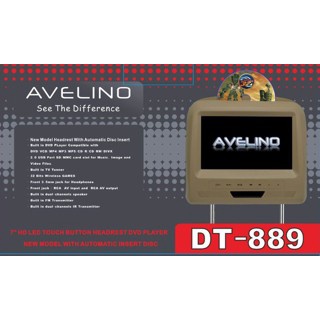 ✅New Ori Tv Mobil/Tvsandaran Kepala/Headrest Dvd Merk Avelino 2 Dvd/2 Tv/2 Game Limited