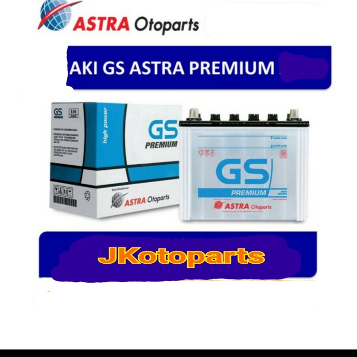 ✅Baru Aki Mobil Gs Astra Basah Premium 55D23L Terbatas