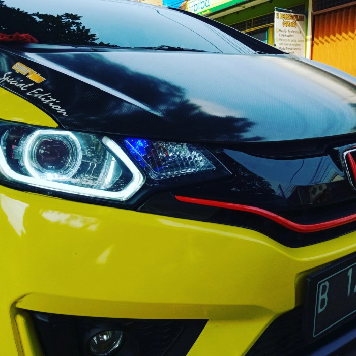 [Original] Jazz Gk5 Modif Lampu Projie Billed E10 Terbatas