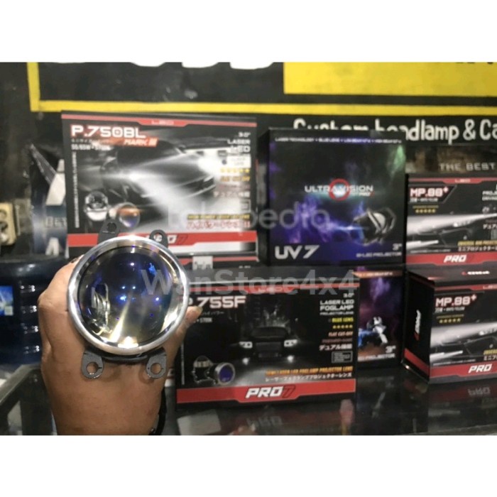 [Original] Lampu Led Biled Pro 7 P755F Blue Lens Limited