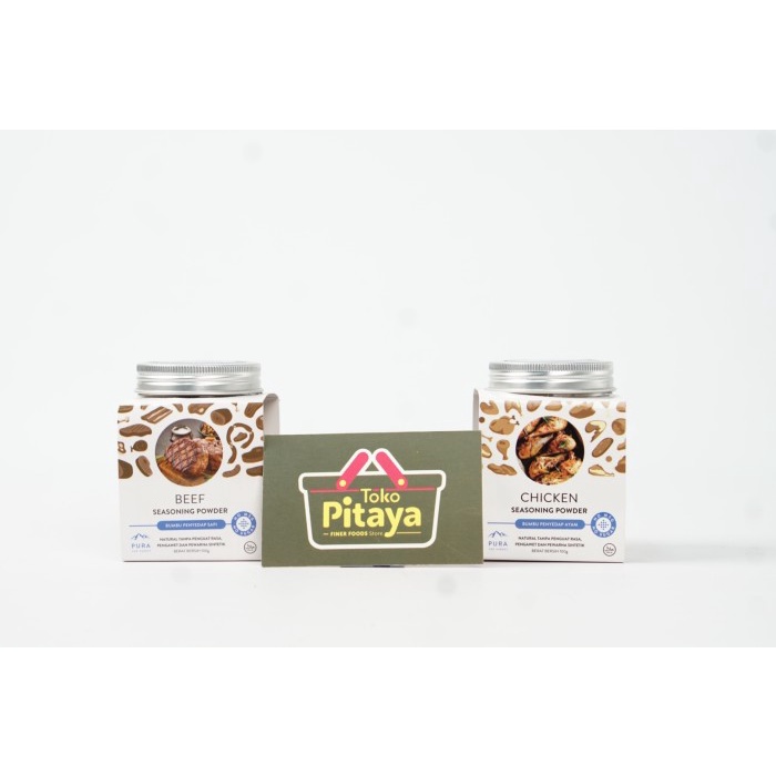 

~^~^~^] PURA Beef / Chicken Seasoning Powder Bumbu Penyedap NON MSG 100gr