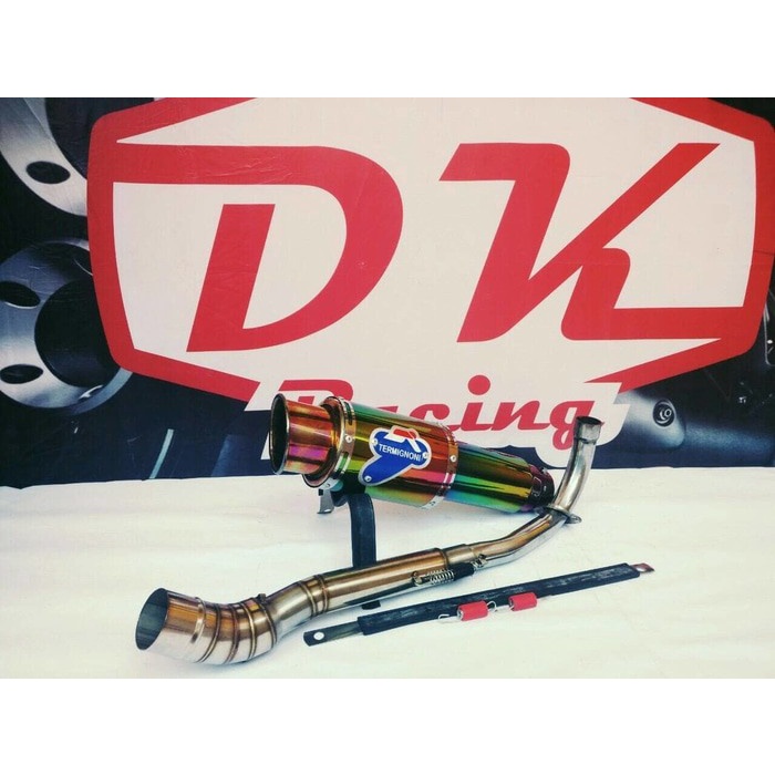 [Original] Knalpot Racing Honda Supra Fit Termignoni Rainbow Fulsystem Limited