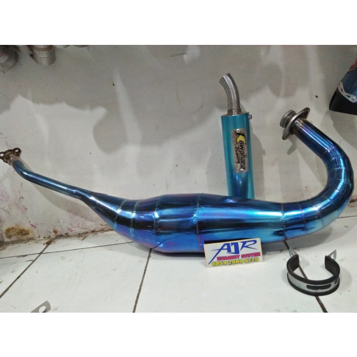 [Original] Knalpot Kawahara Full Blue Ninja R Rr Garing Terjamin Diskon
